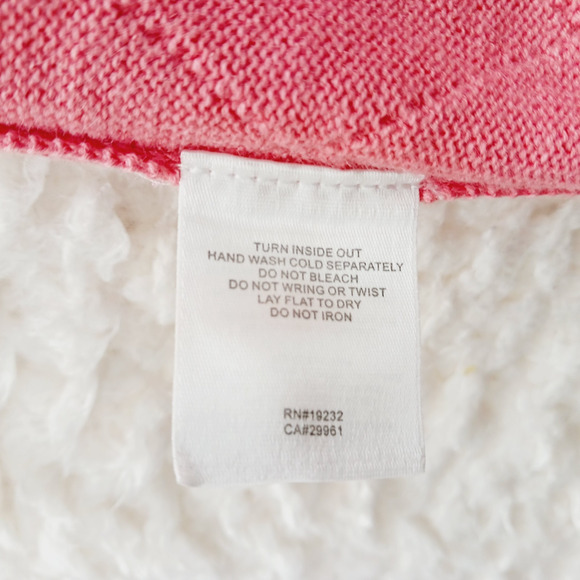 Sweater Size XL Peach Pink Embroidery Bead Bloomcore Grandmacore Applique Floral - Picture 15 of 16